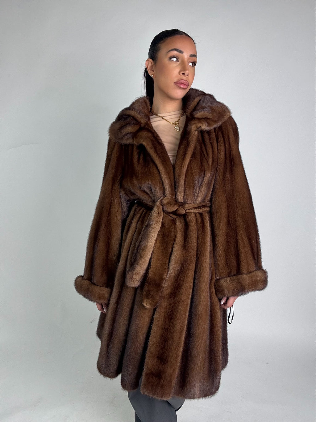 Cappotto in visone N427