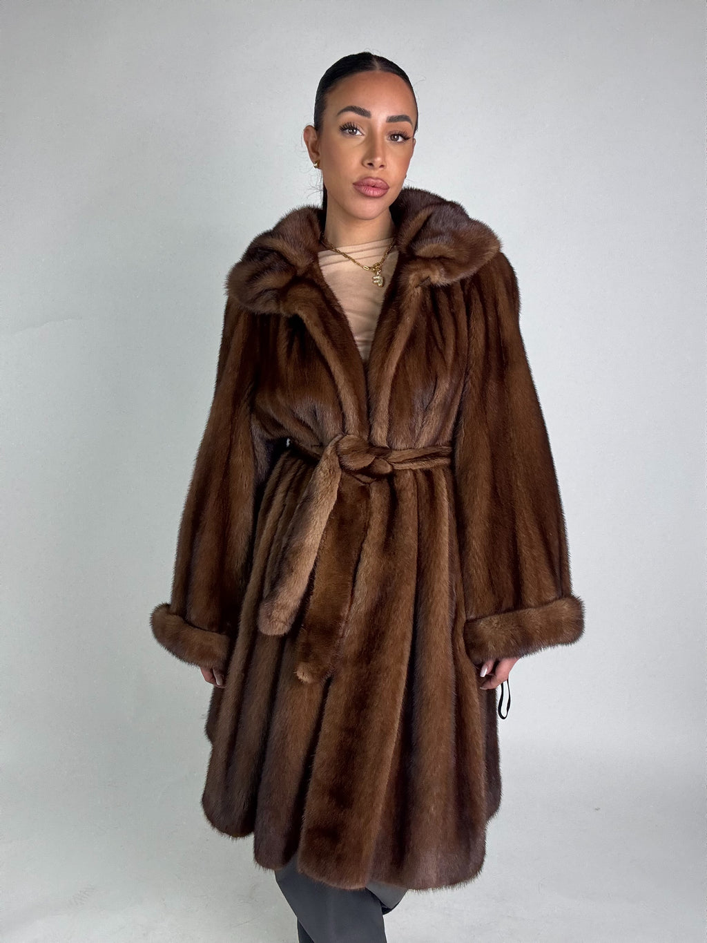 Cappotto in visone N427