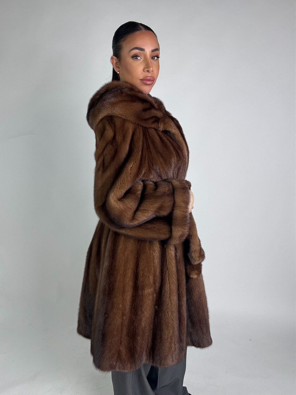 Cappotto in visone N427