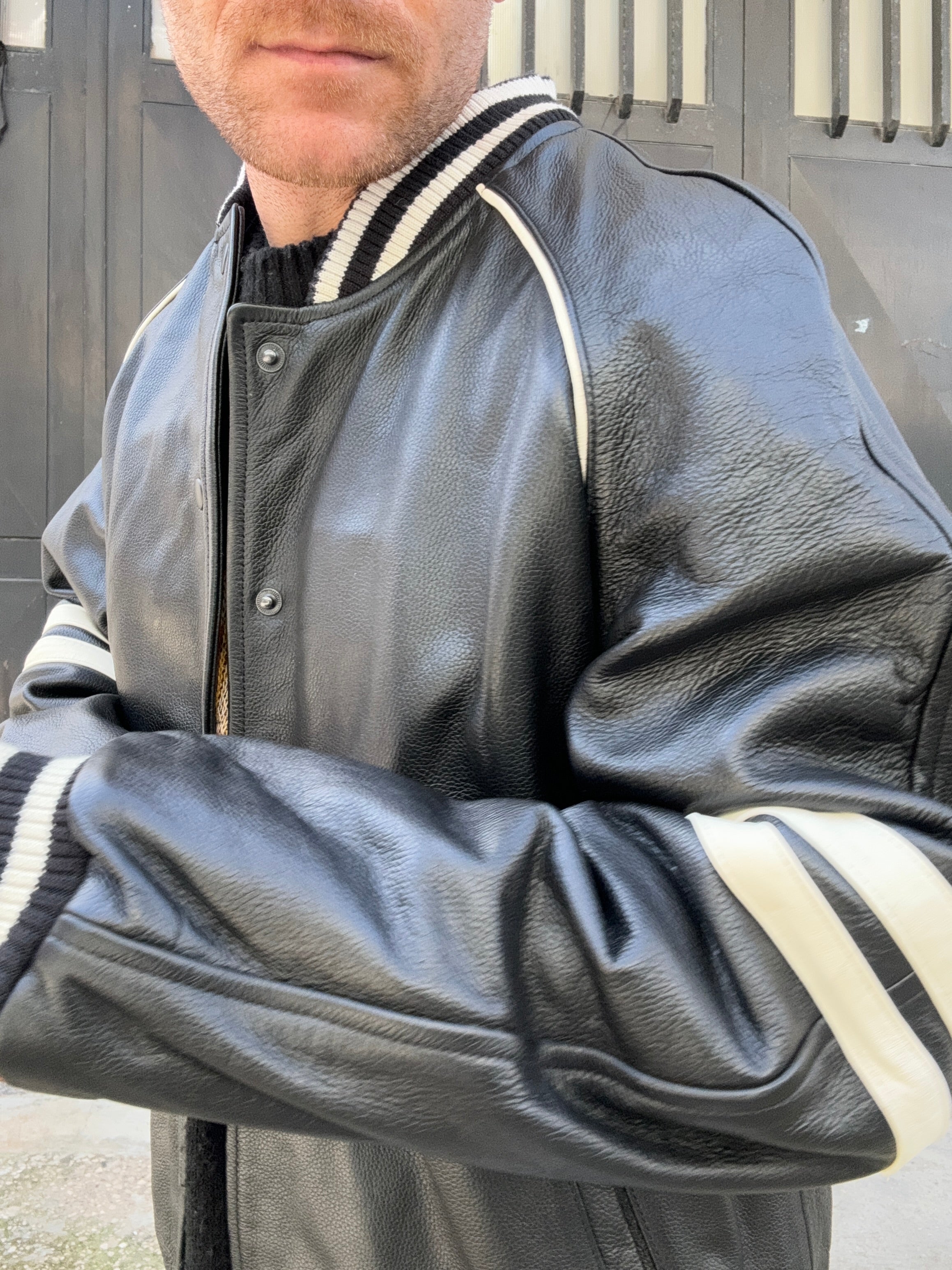 Bomber in pelle