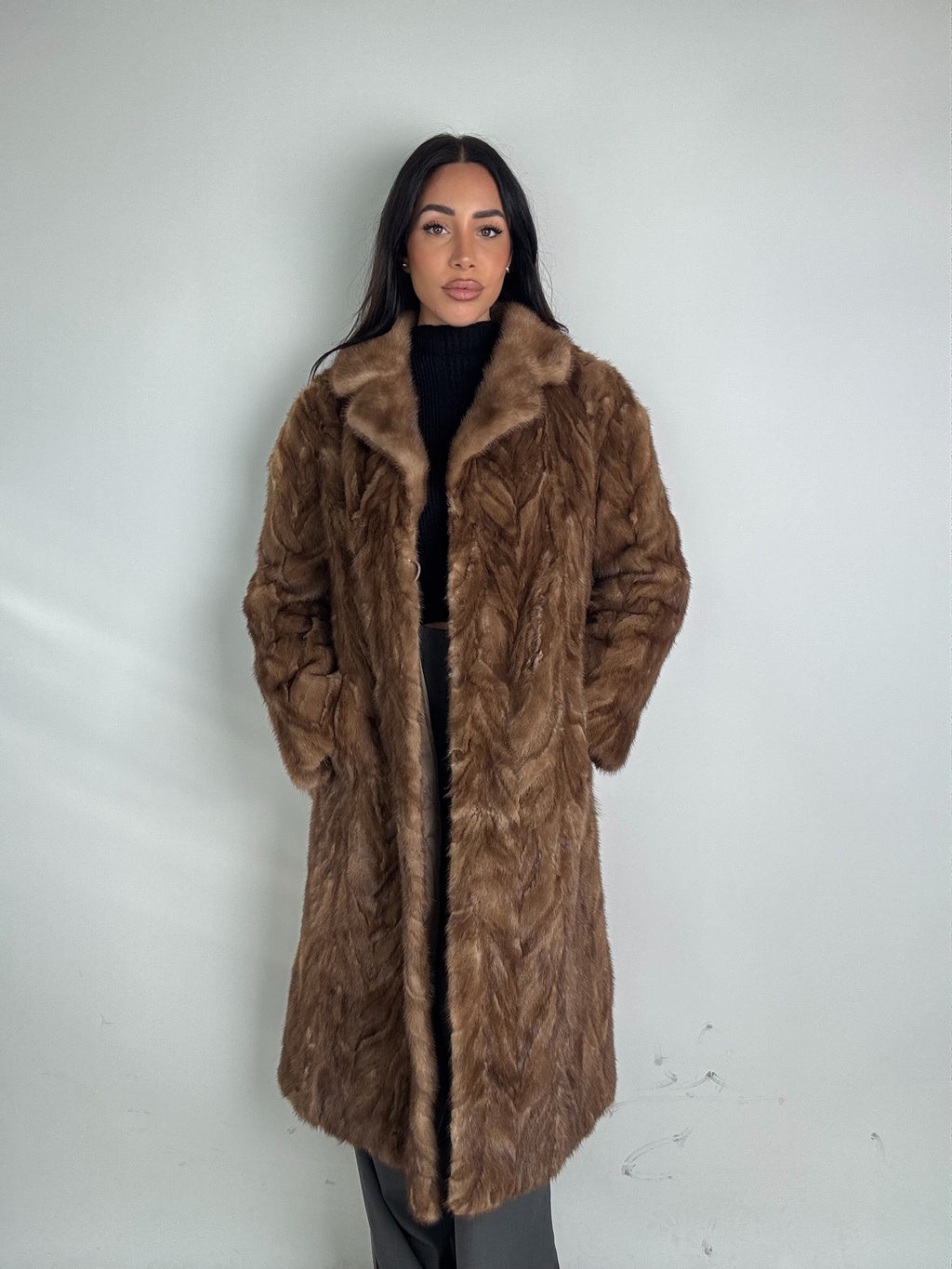 Cappotto in visone N490