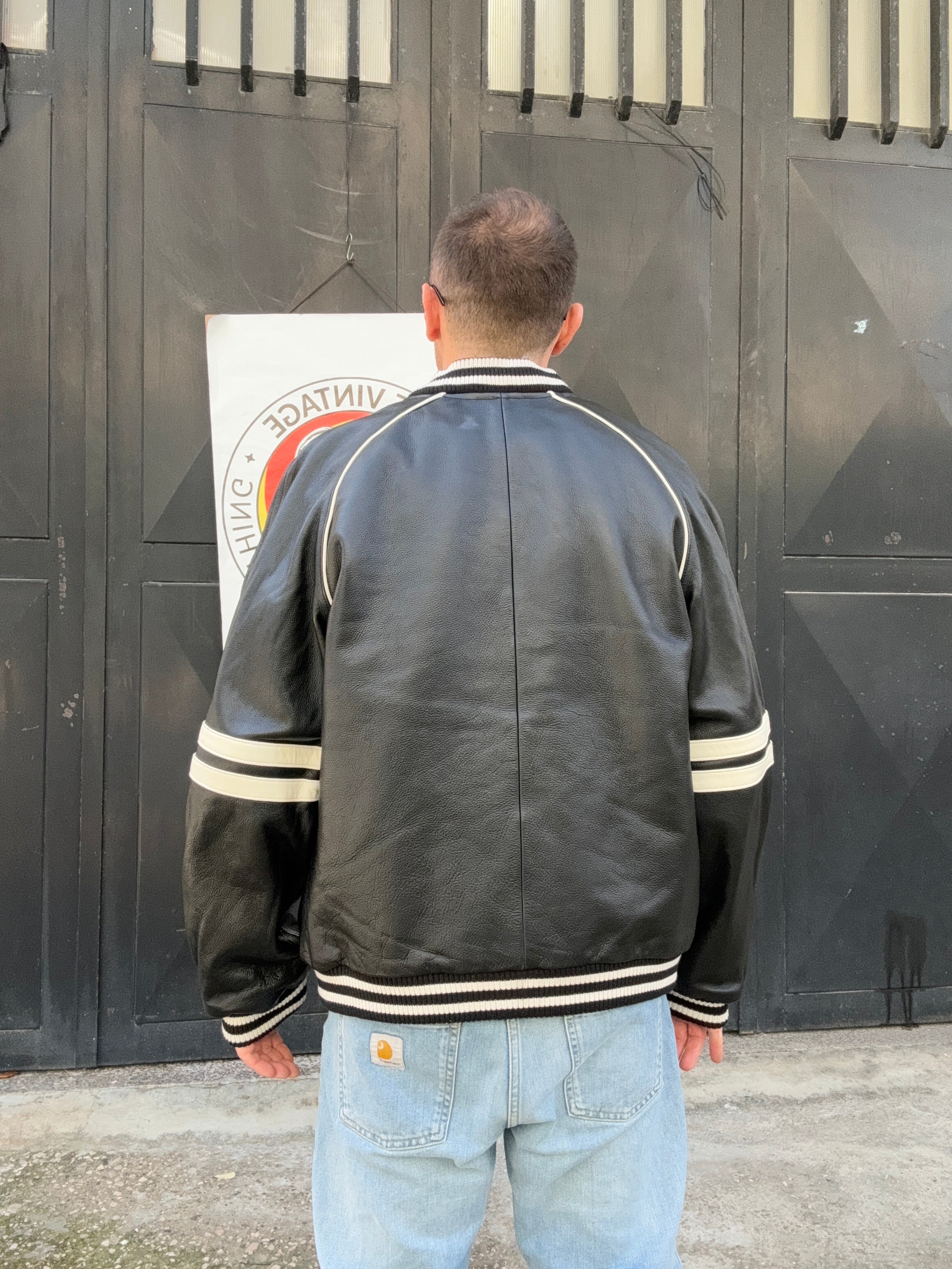 Bomber in pelle