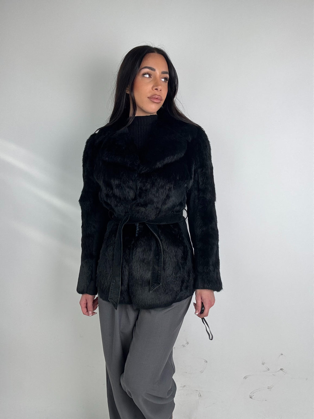 Mink Bomber Jacket