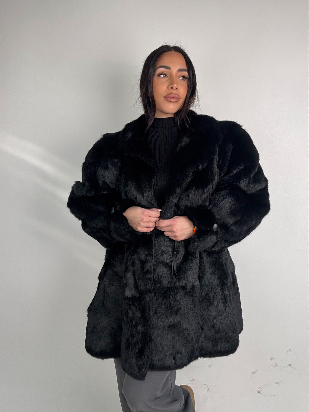 Mink Bomber Jacket
