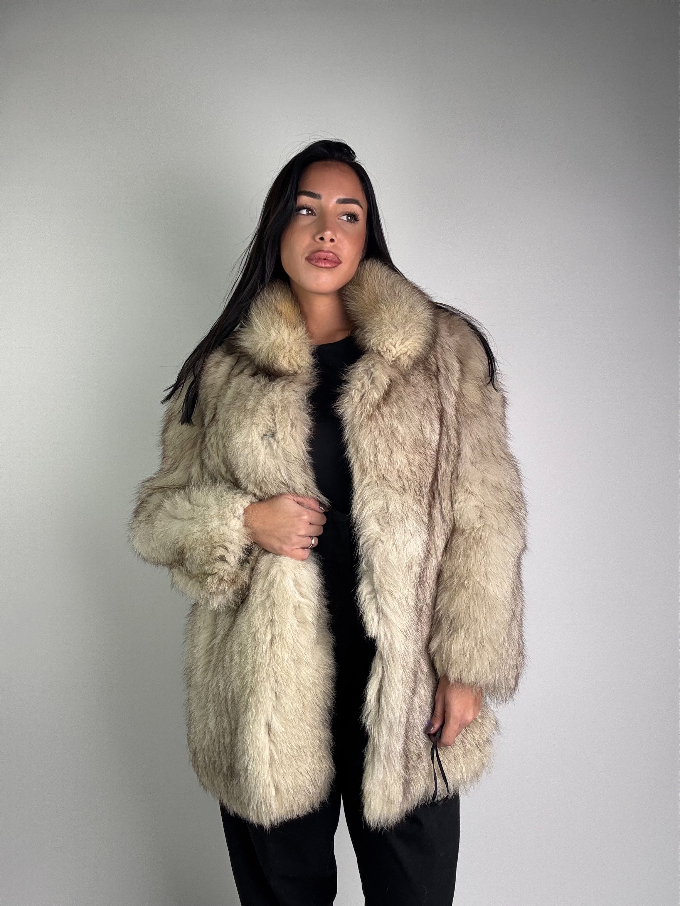 Giacca in volpe della groenlandia N944