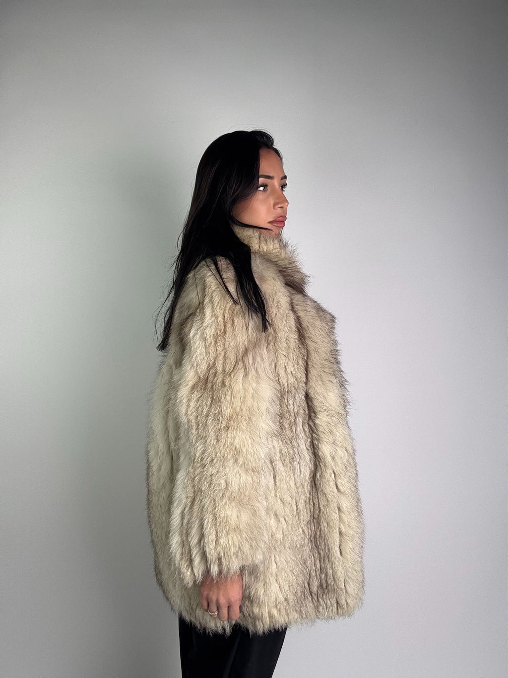 Giacca in volpe della groenlandia N944