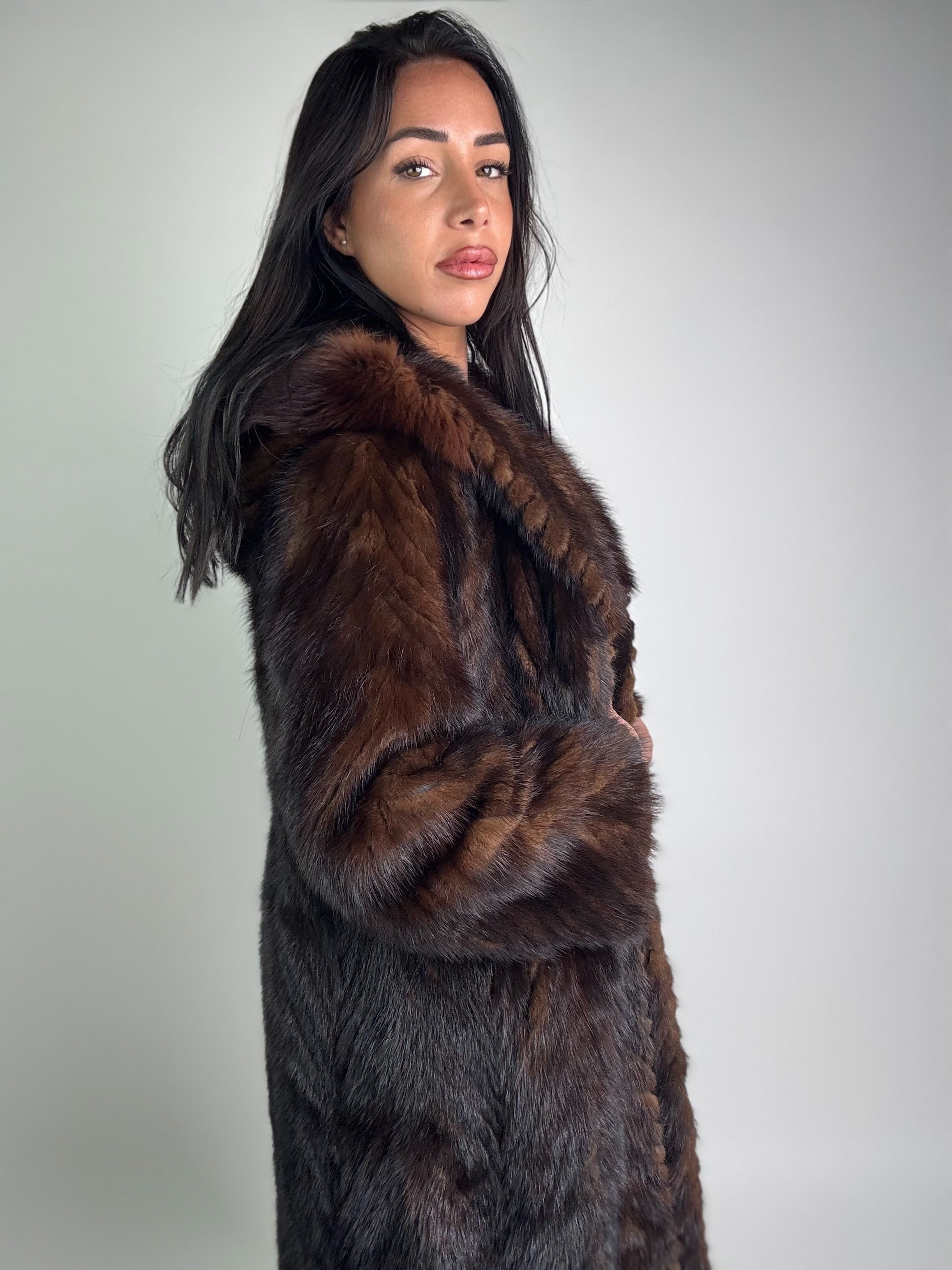 Cappotto in visone N373