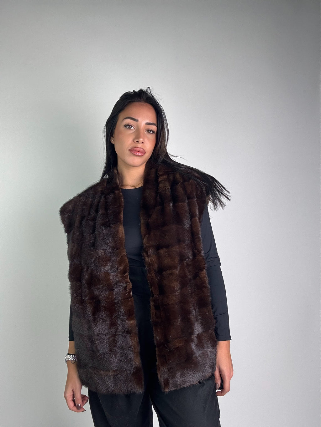 Smanicato in visone N208