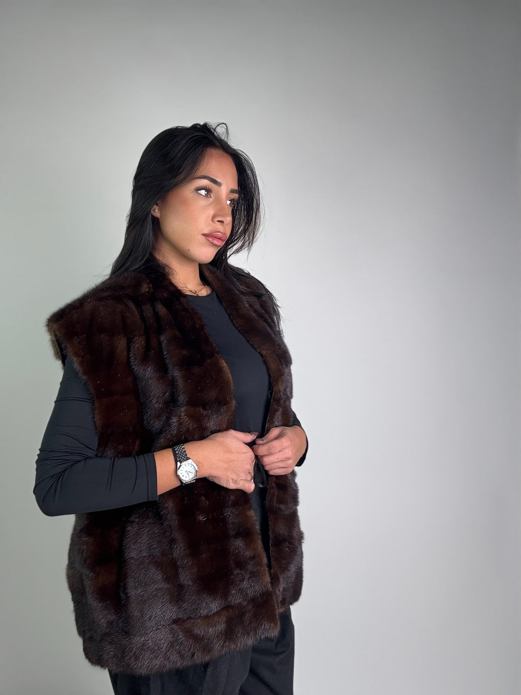 Smanicato in visone N208