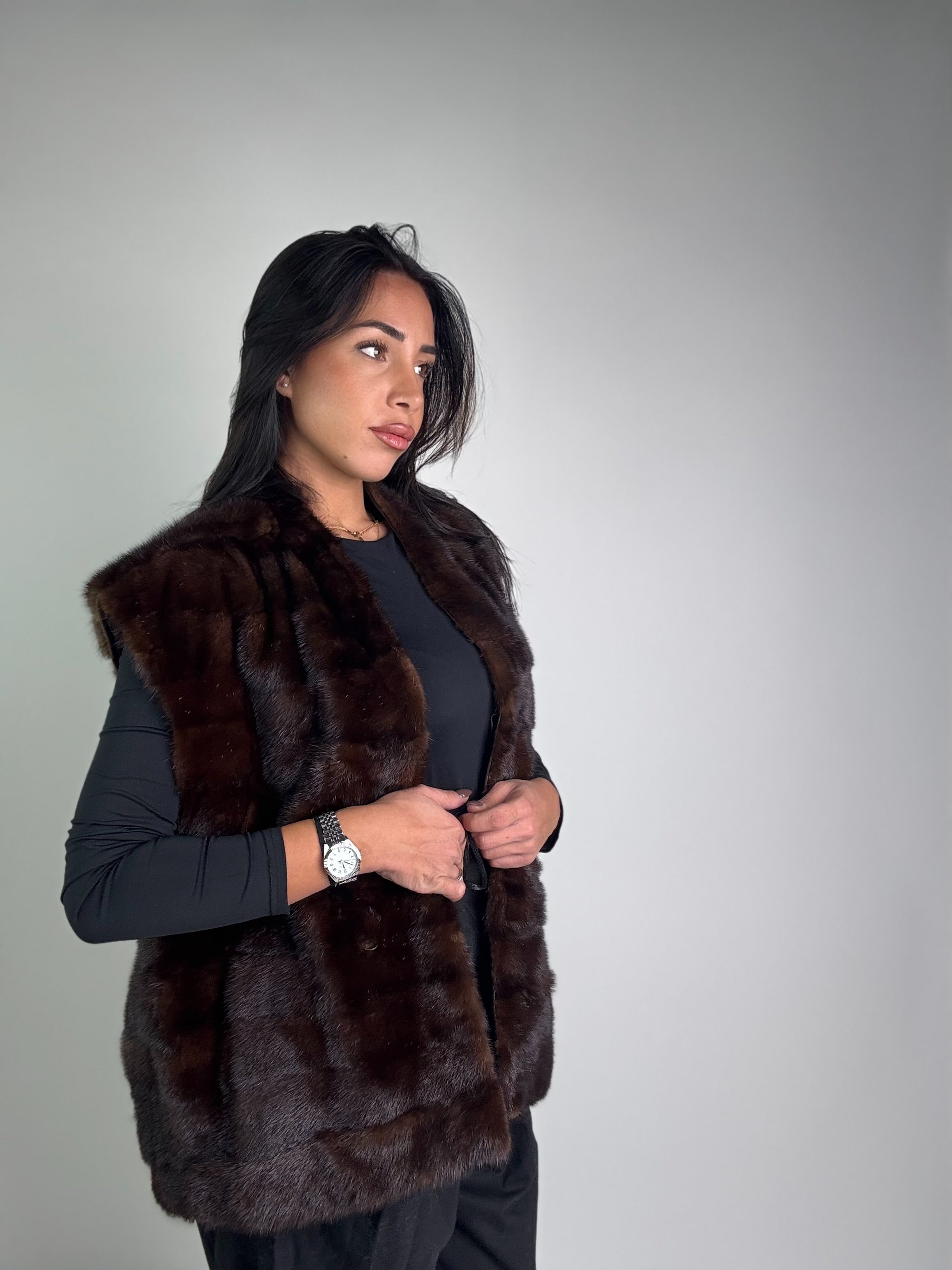 Smanicato in visone N208