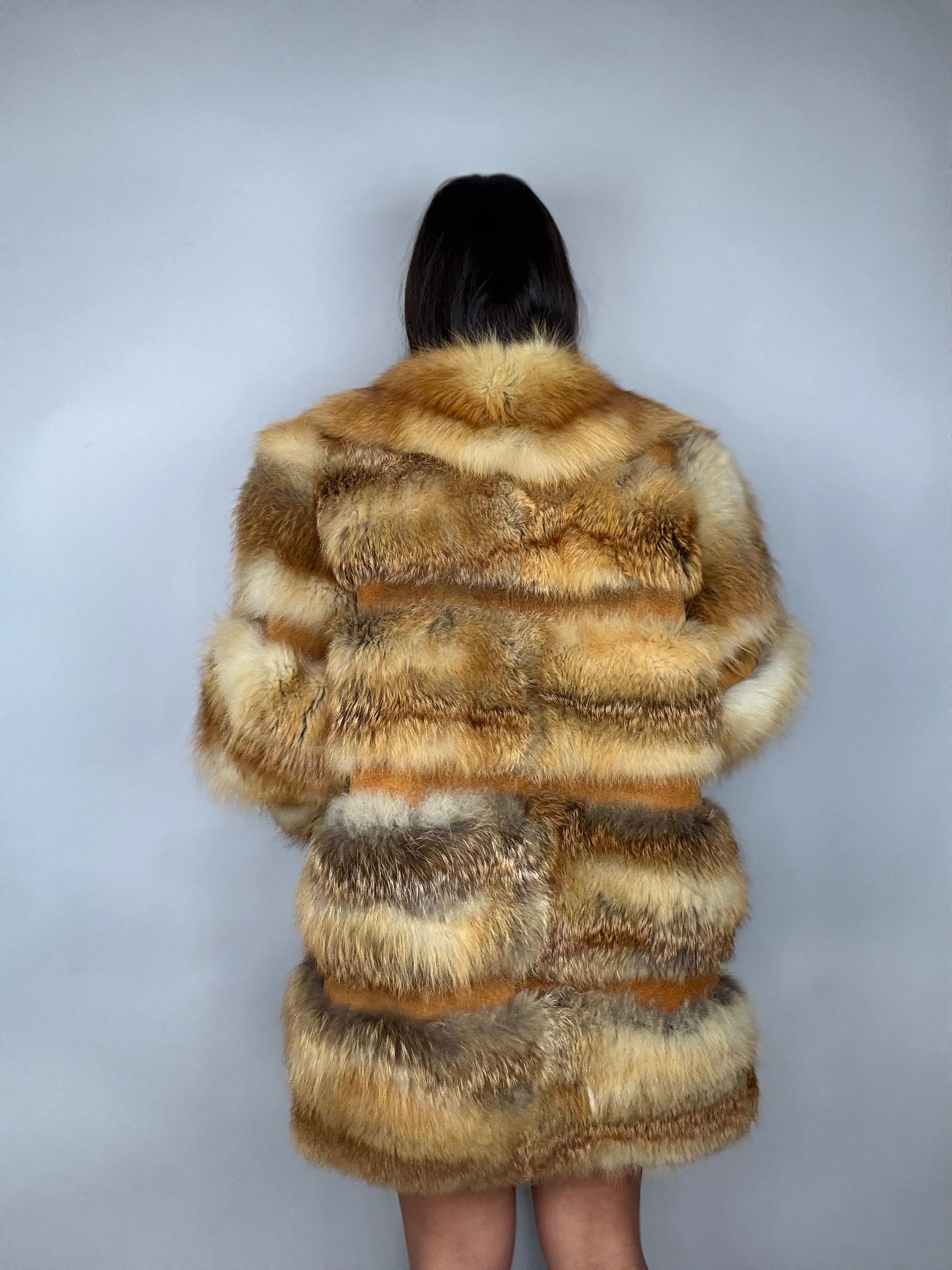 Giacca in volpe rossa