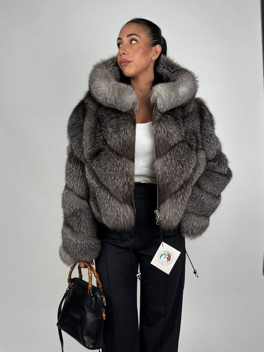 Mink Bomber Jacket