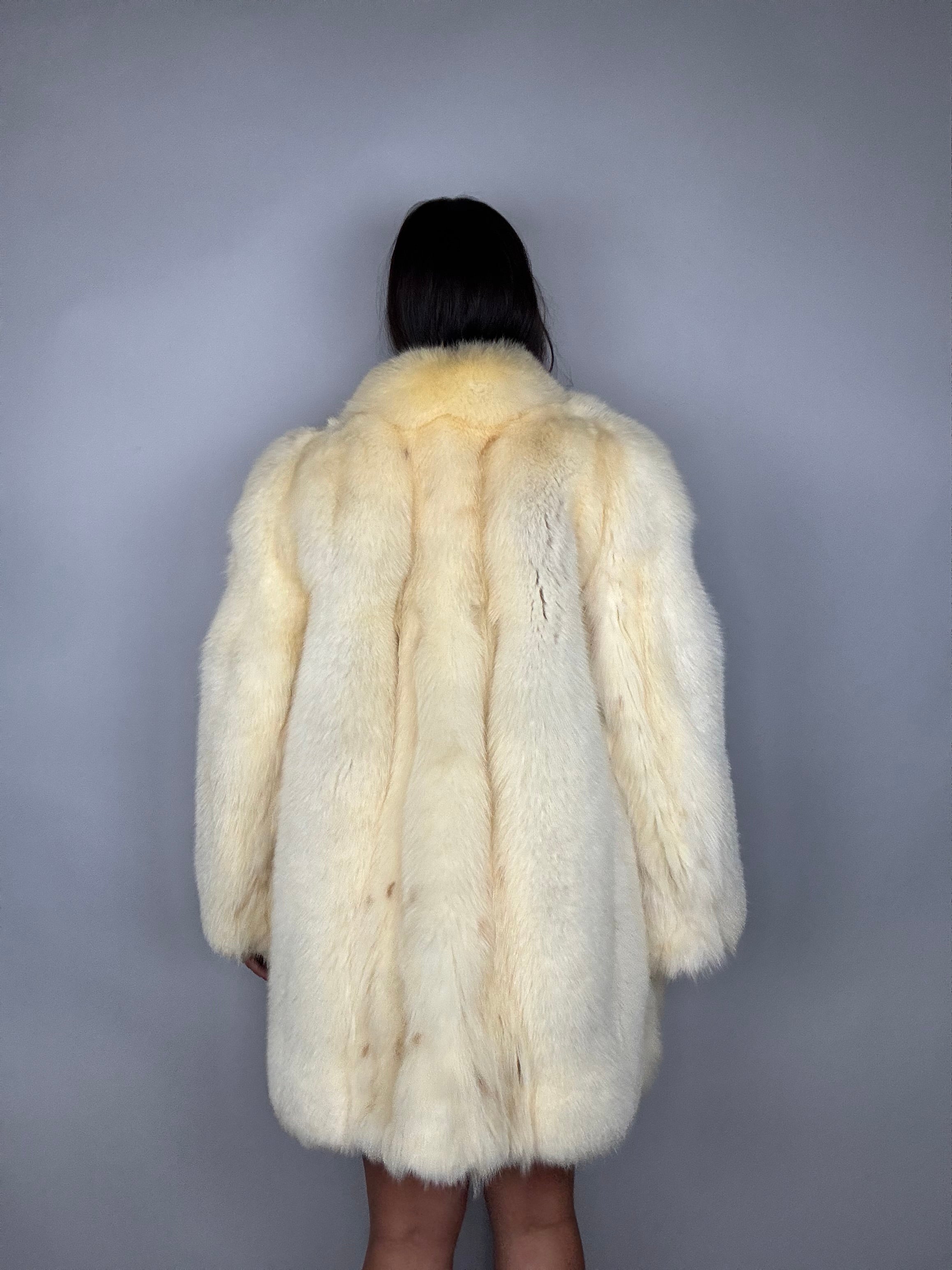 Giacca in volpe linciata