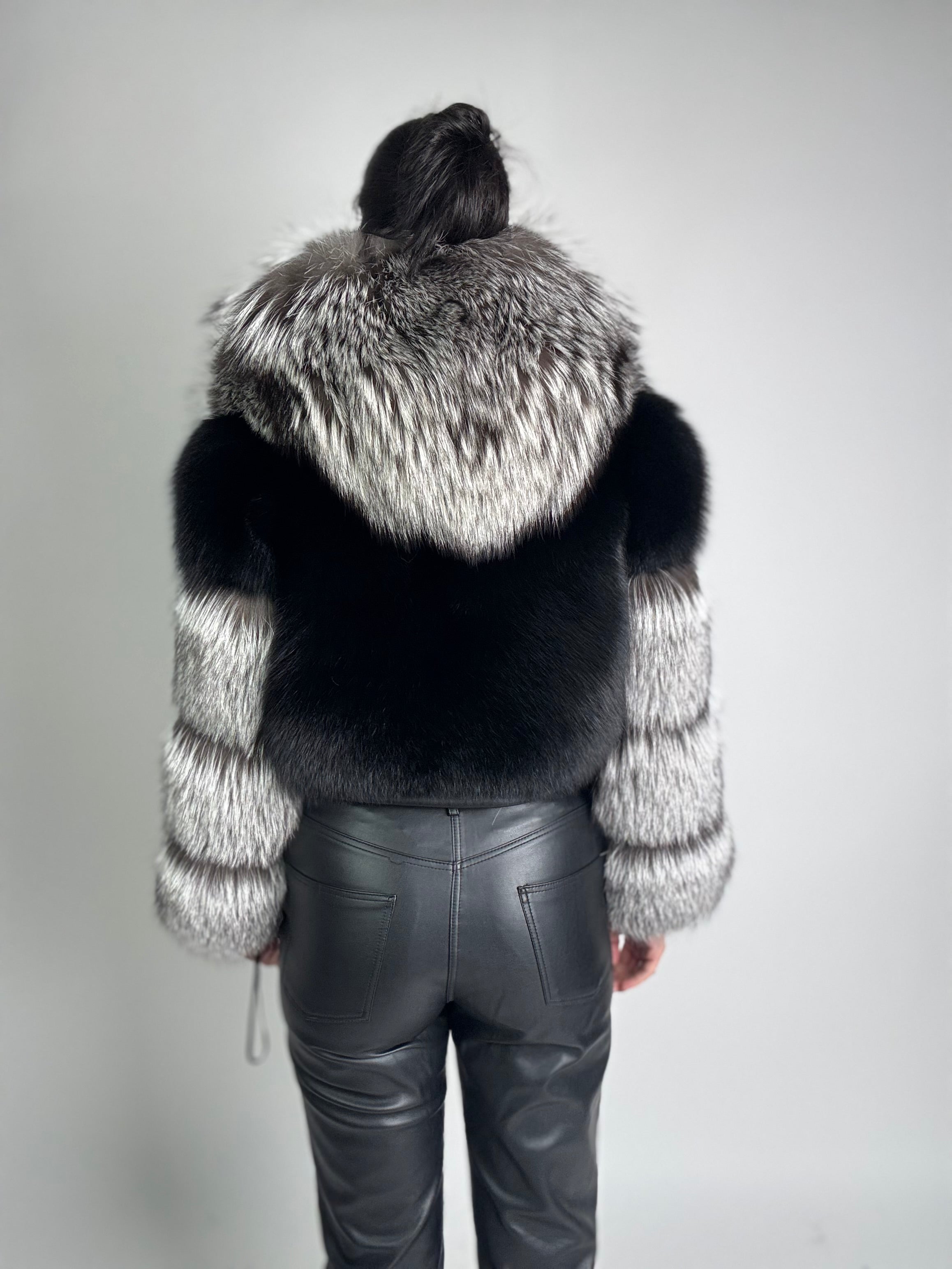 Bomber in volpe argentata Daisy