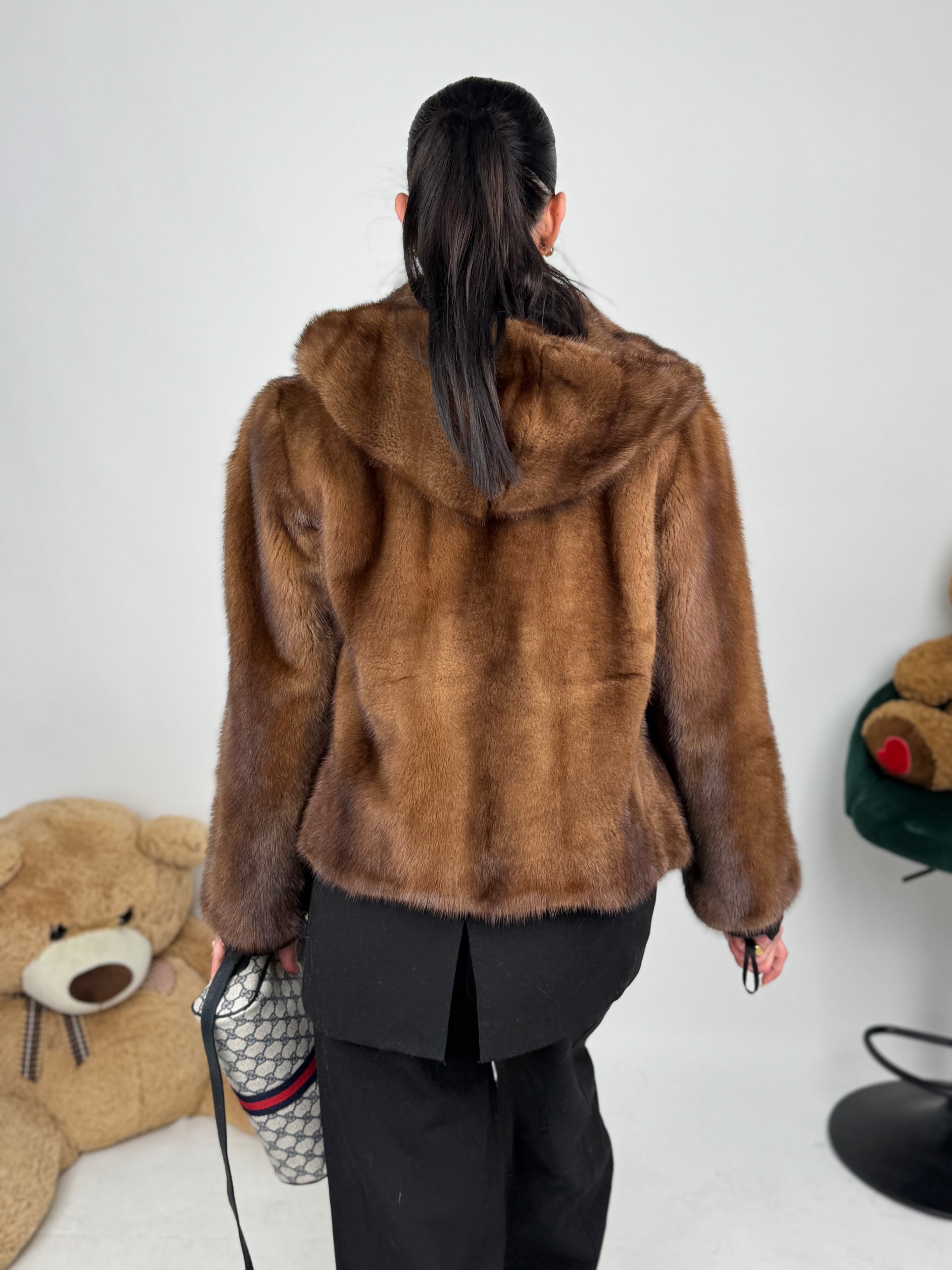 Mink Bomber Jacket