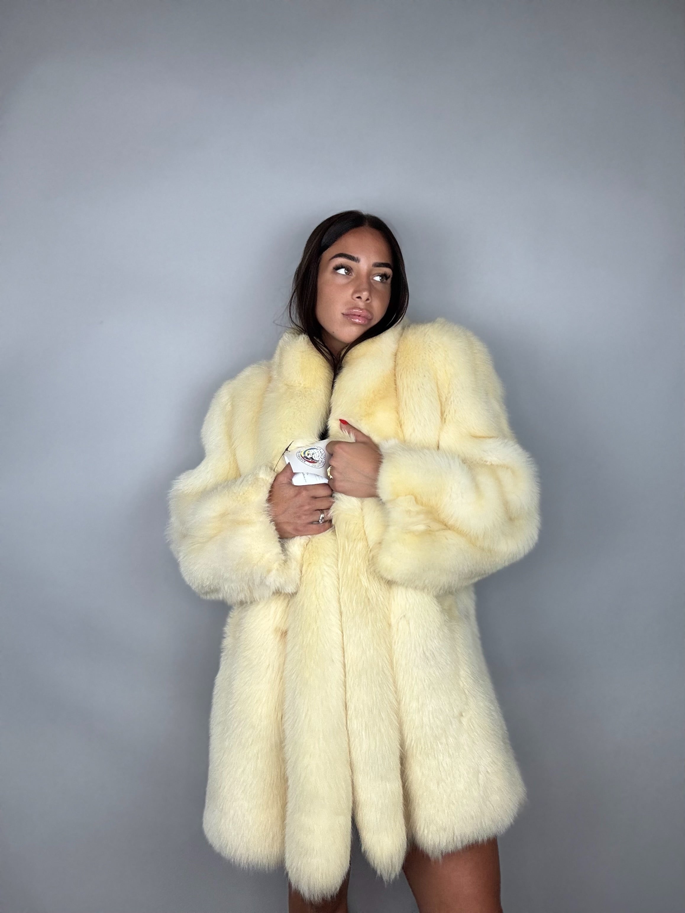 Giacca in volpe linciata