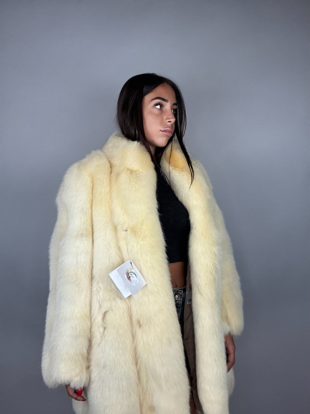 Giacca in volpe linciata