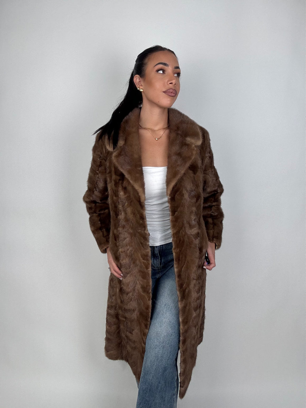 Cappotto in visone N659