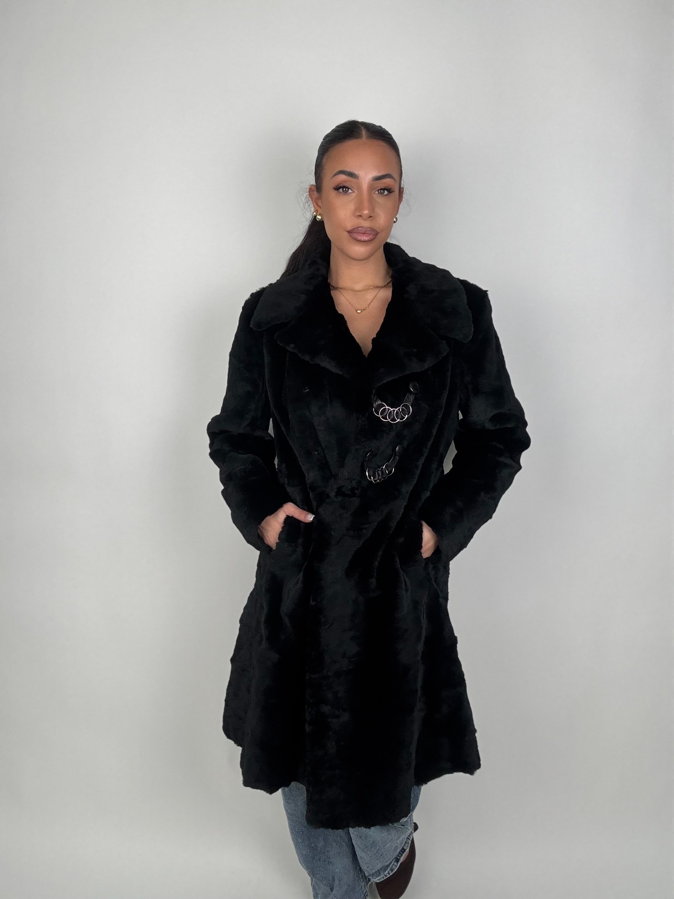 Cappotto in lapin N675