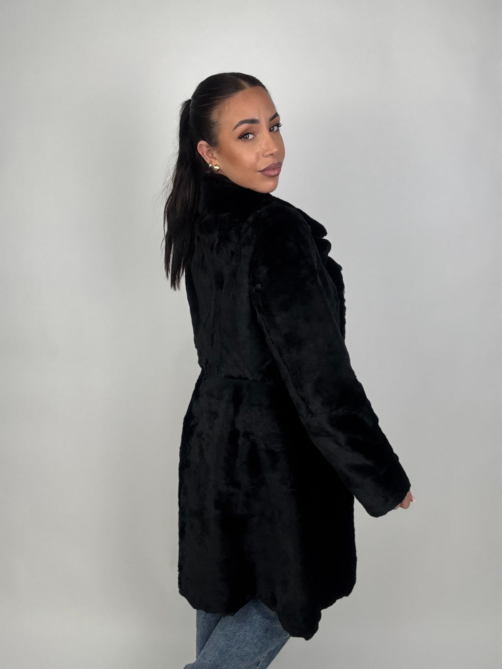 Cappotto in lapin N675