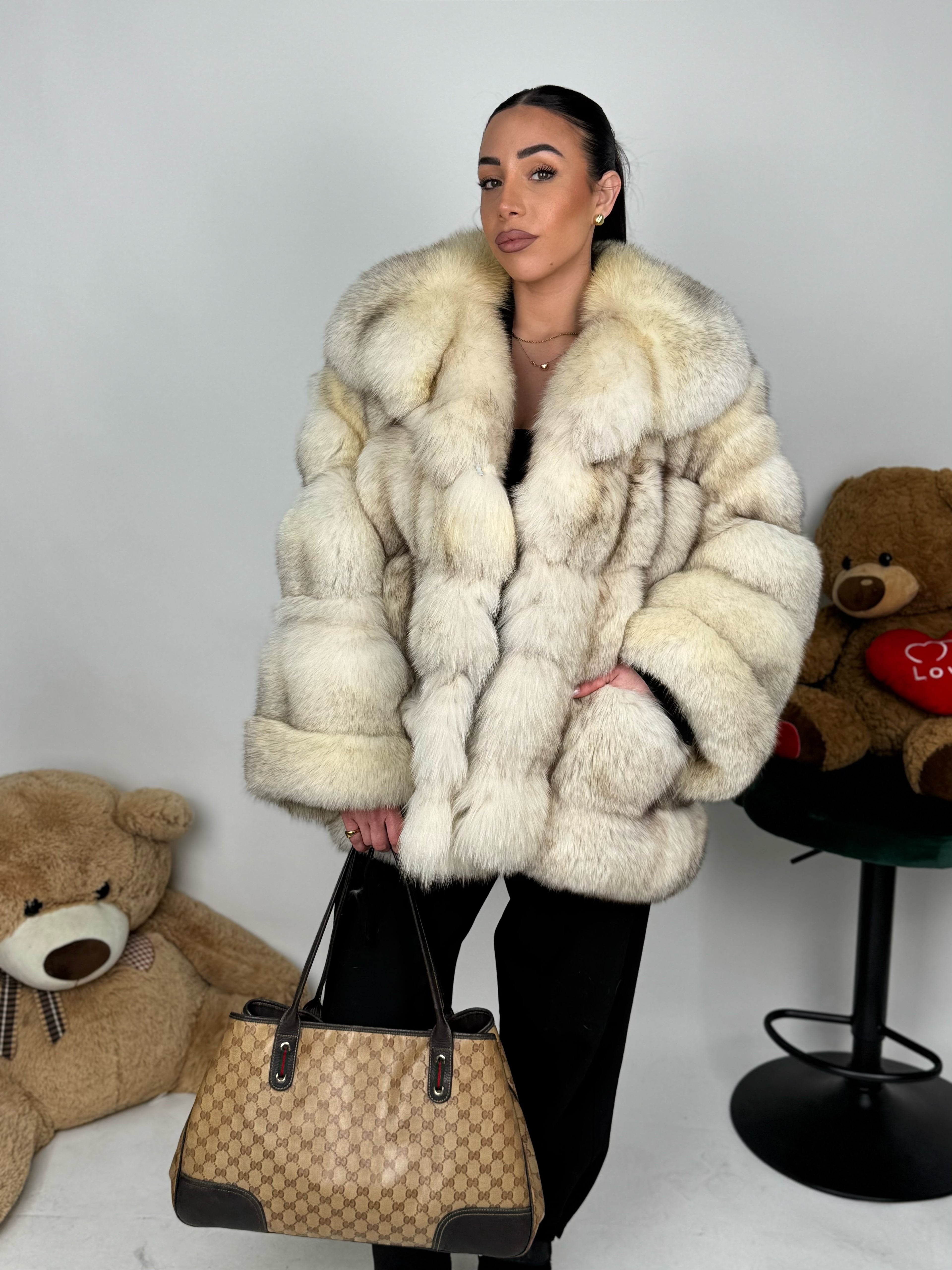Mink Bomber Jacket