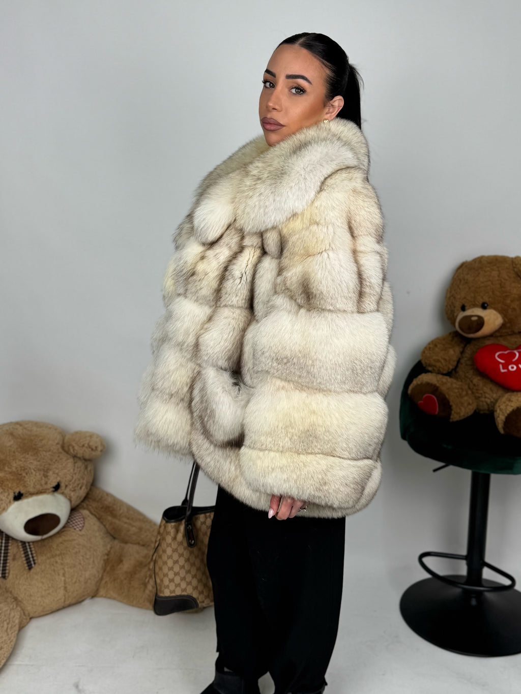 Mink Bomber Jacket