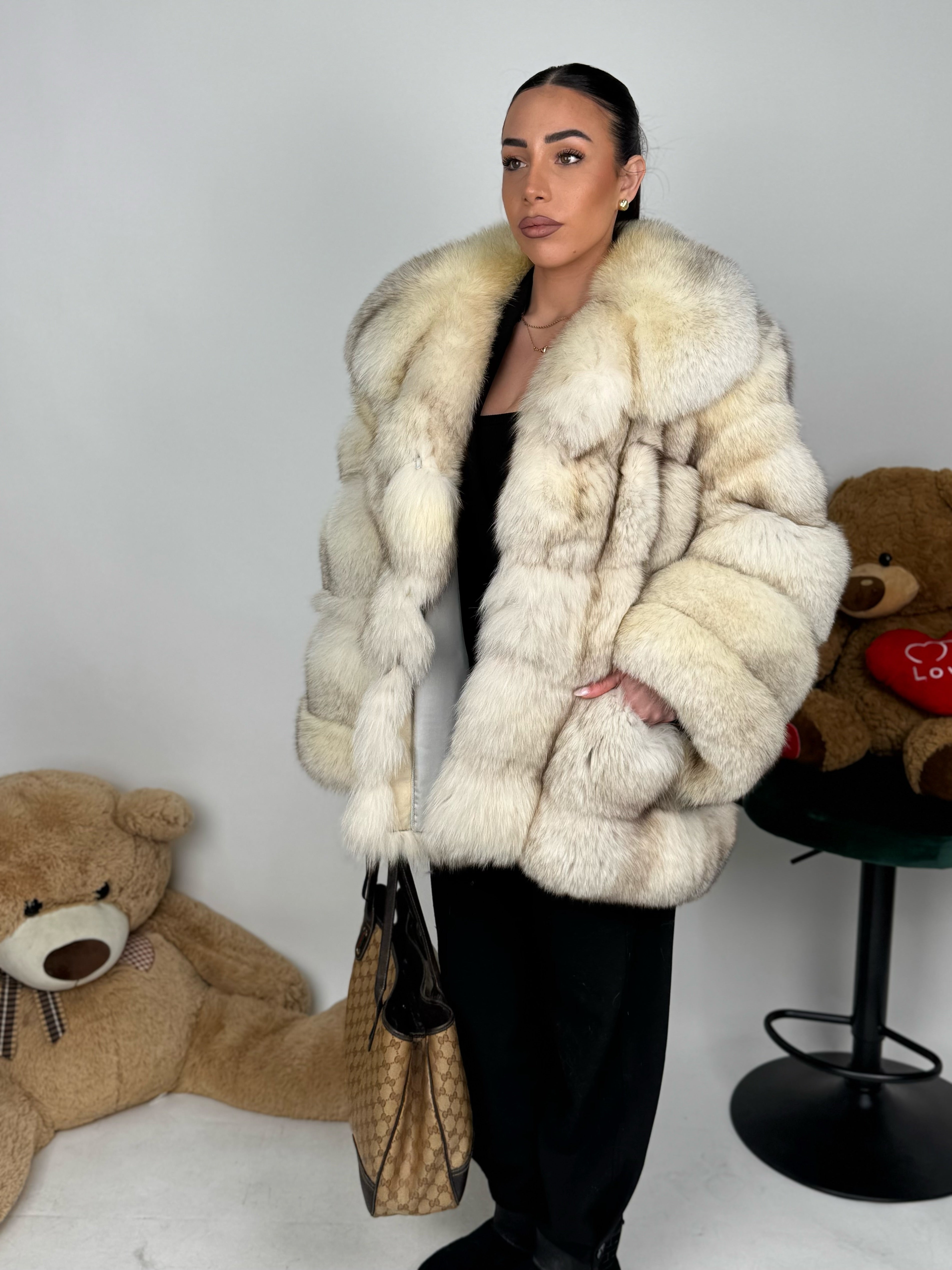 Mink Bomber Jacket