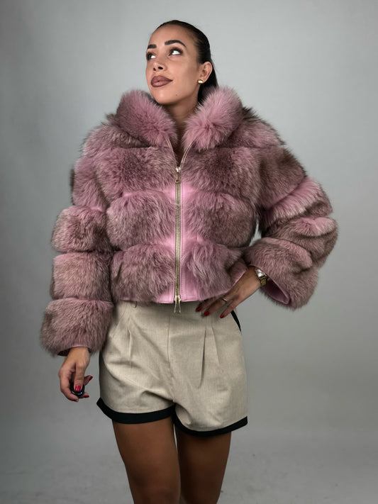 Bomber Elys in volpe rosa