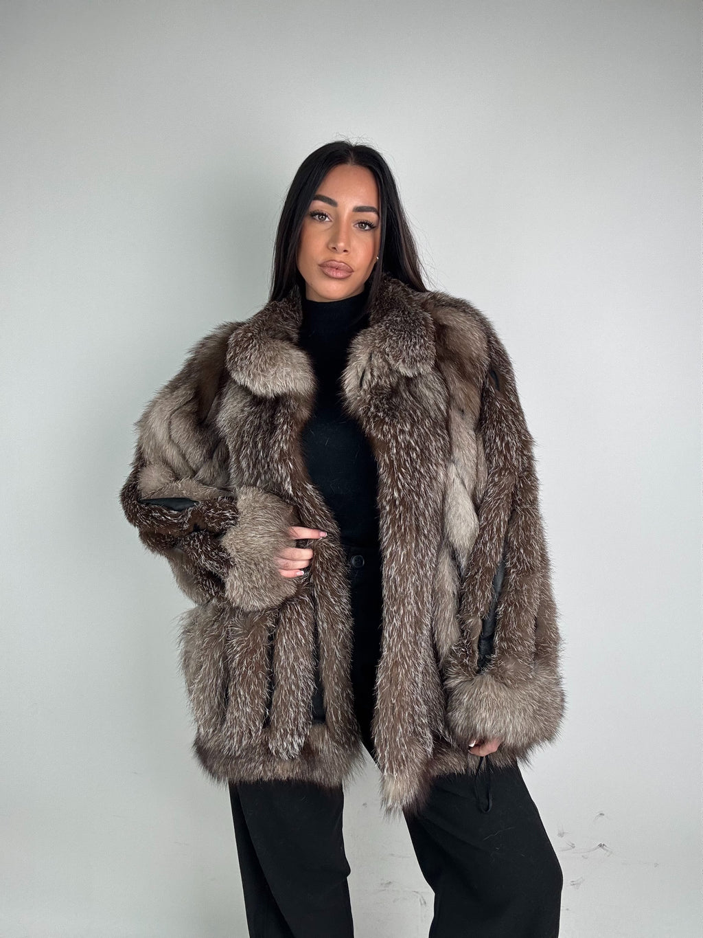 Giacca in volpe frost N309