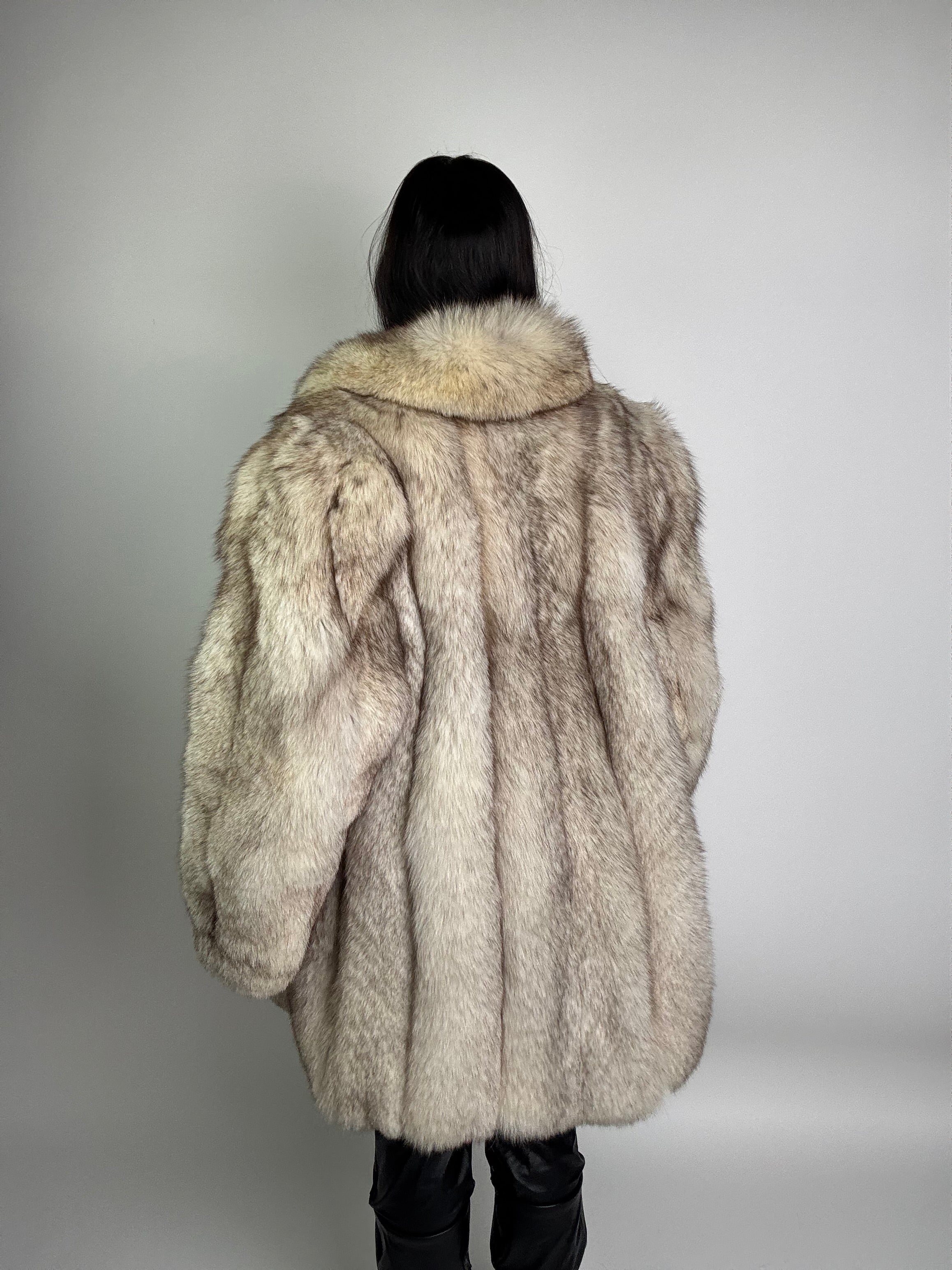 Giacca in volpe della groenlandia N958