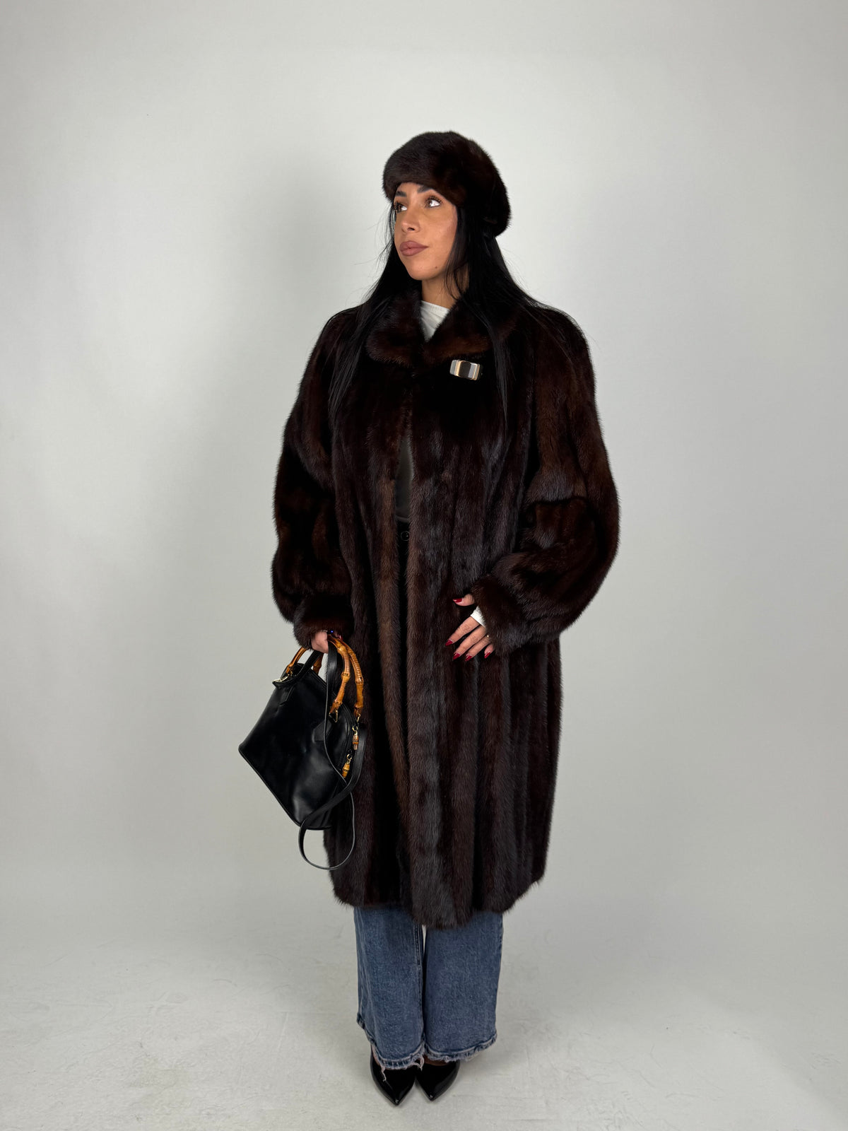 Cappotto in visone N738