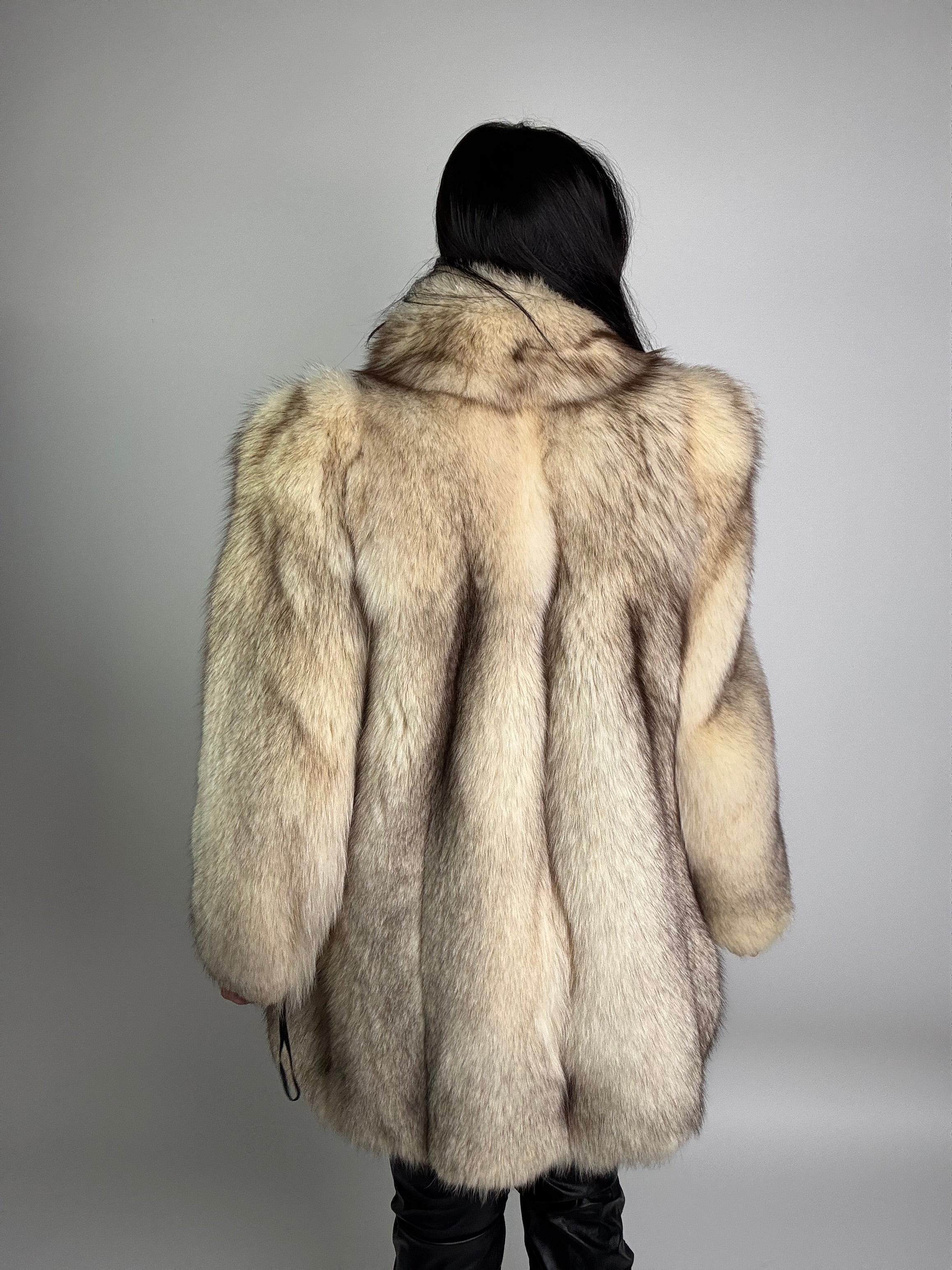 Giacca in volpe della groenlandia N959