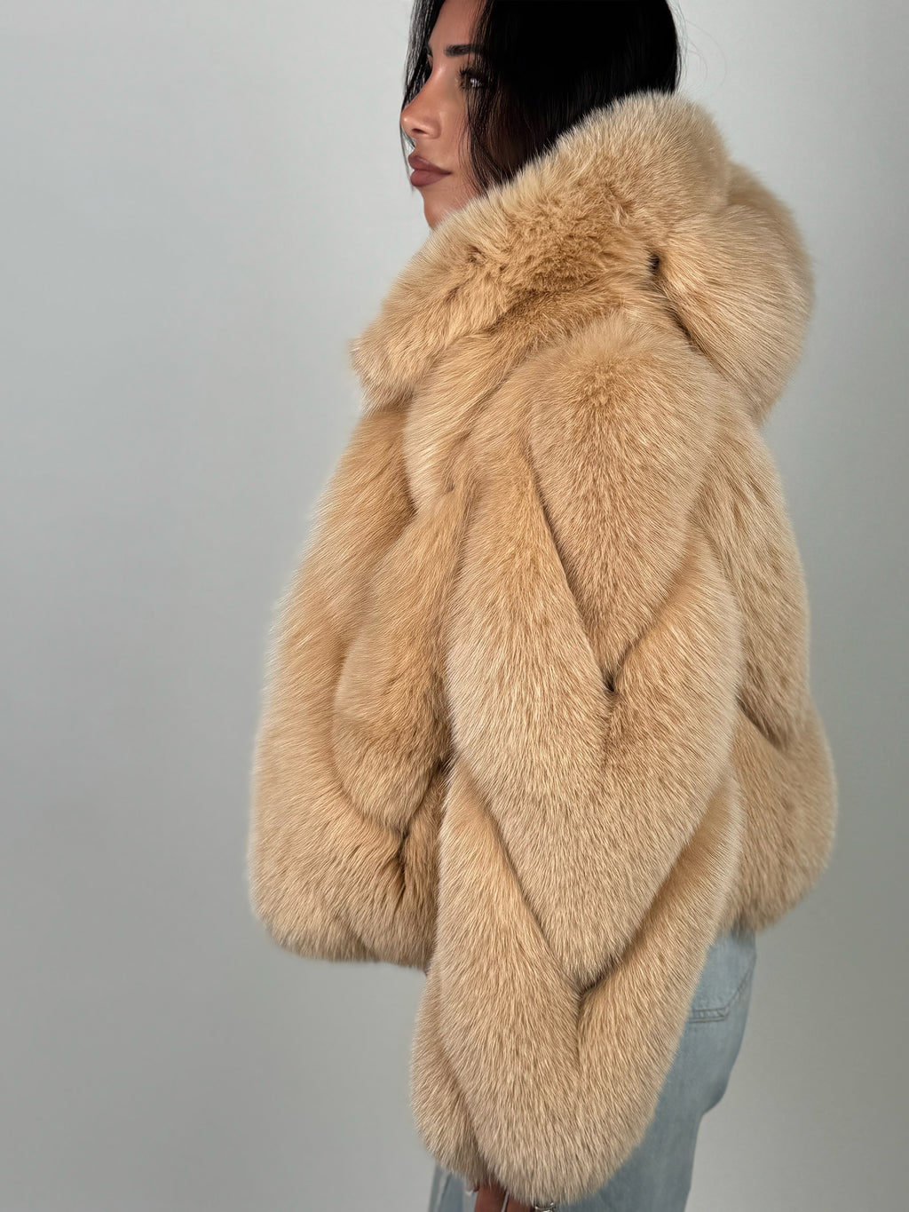 Mink Bomber Jacket
