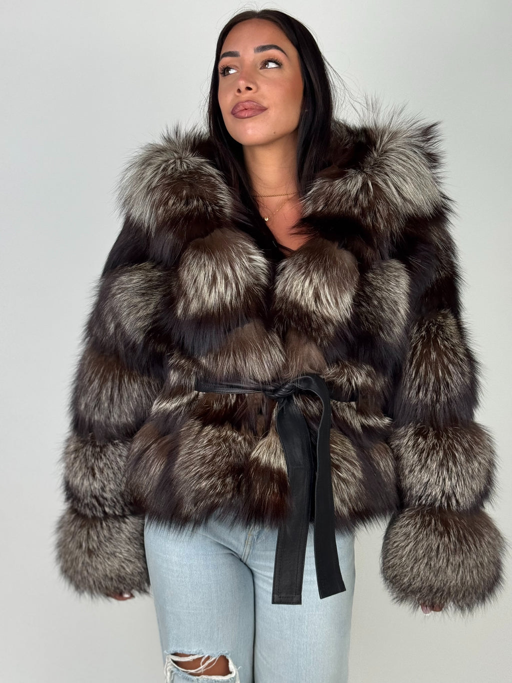 Mink Bomber Jacket