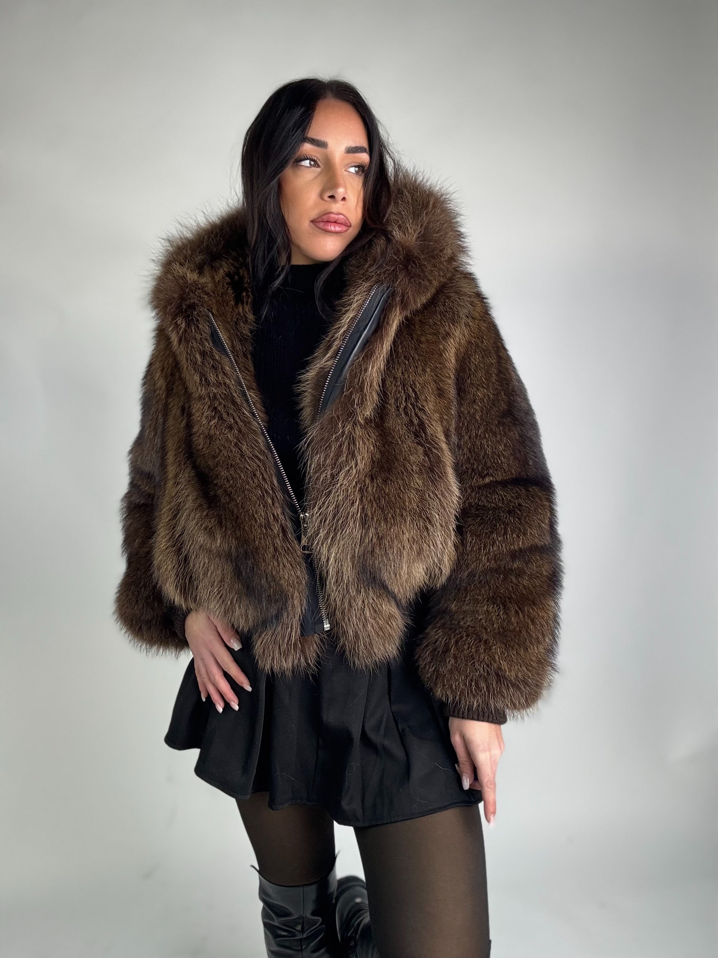 Mink Bomber Jacket