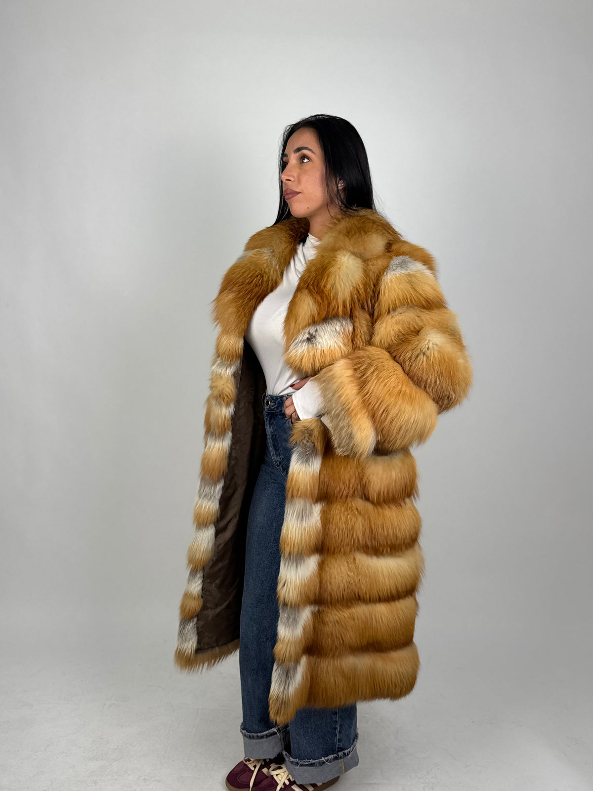 Cappotto in volpe rossa N101