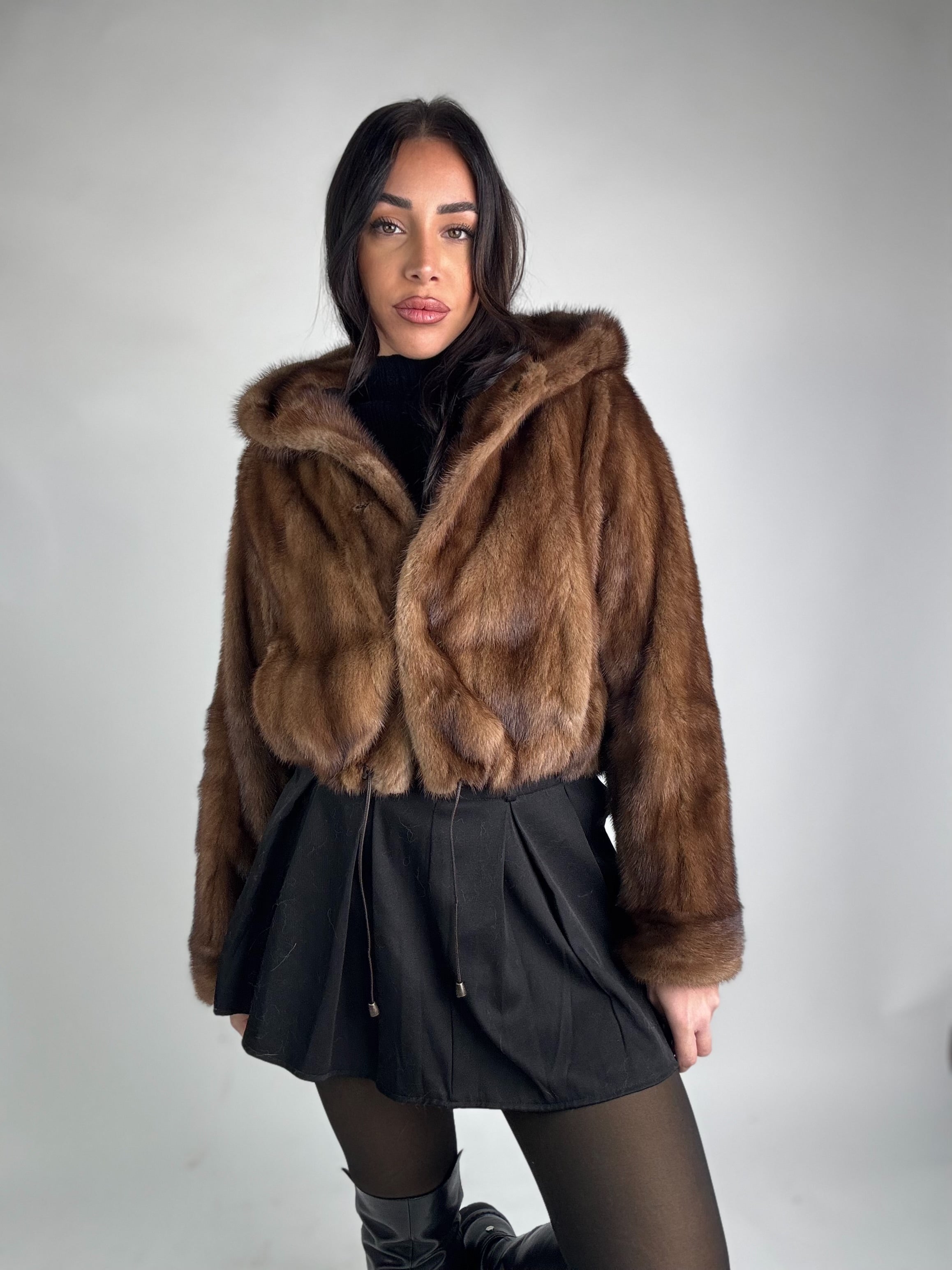 Mink Bomber Jacket