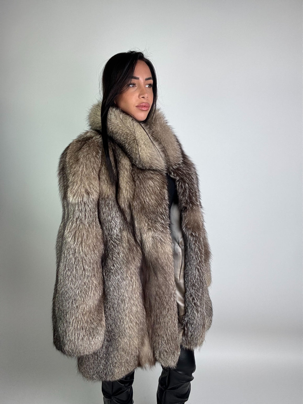 Giacca in volpe frost N957