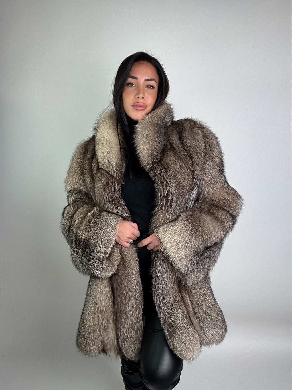 Giacca in volpe frost N957