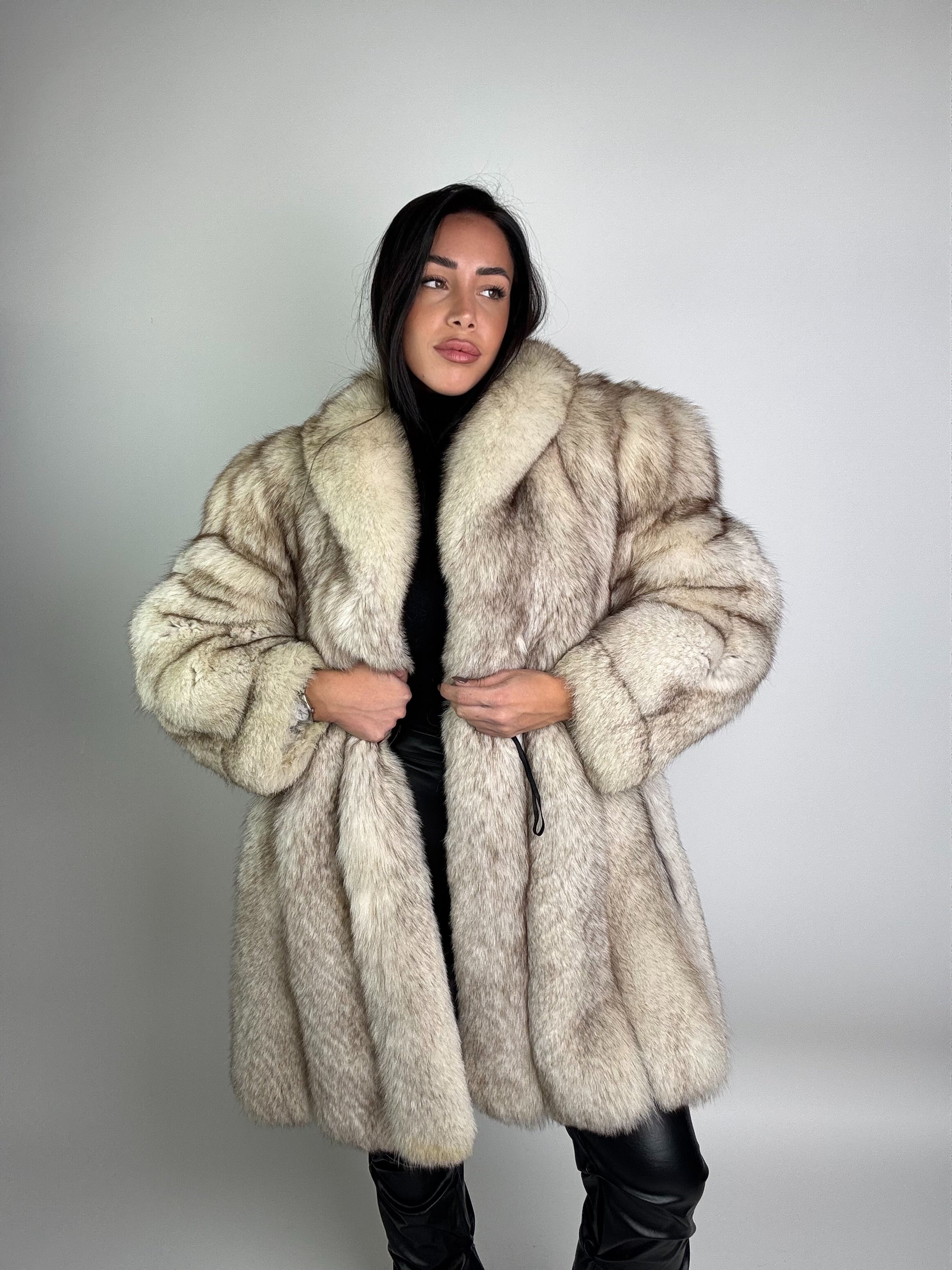 Giacca in volpe della groenlandia N958