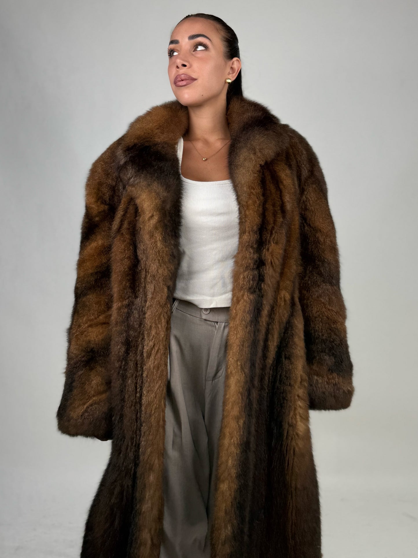 Cappotto in opossum N685