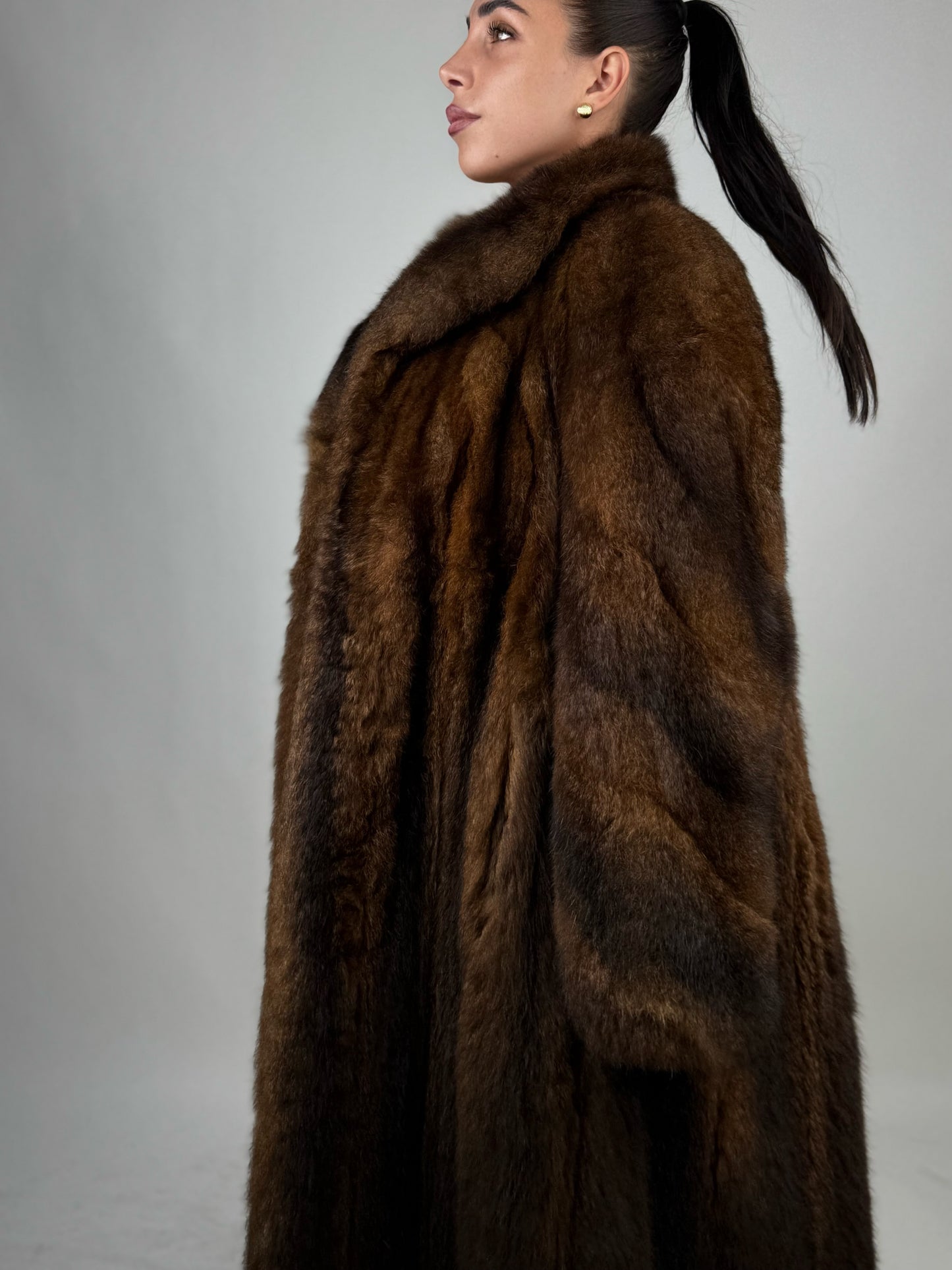 Cappotto in opossum N685
