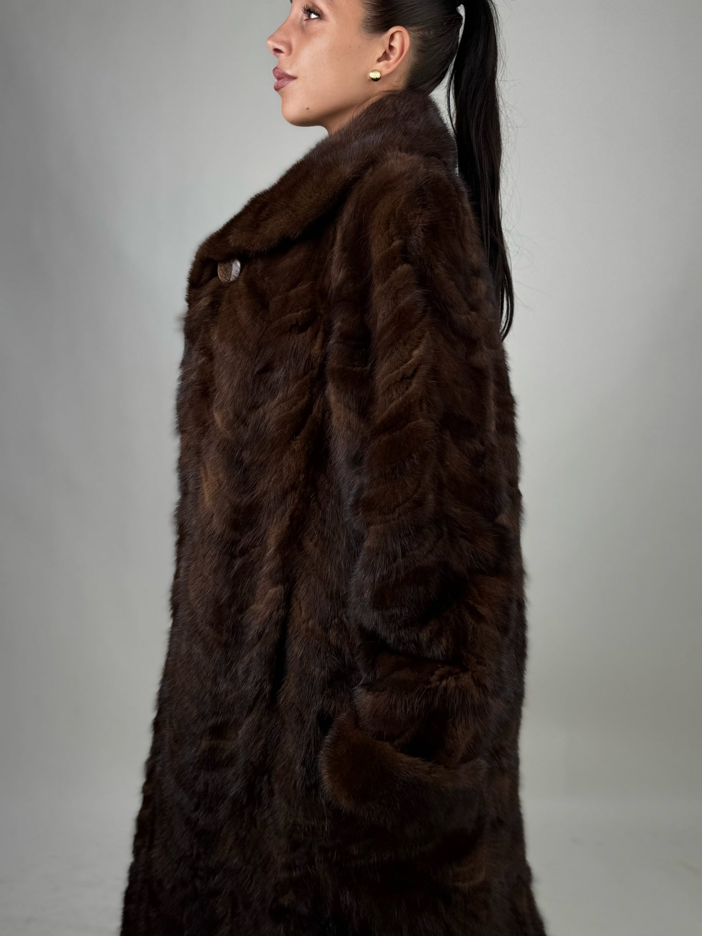 Cappotto in visone N688