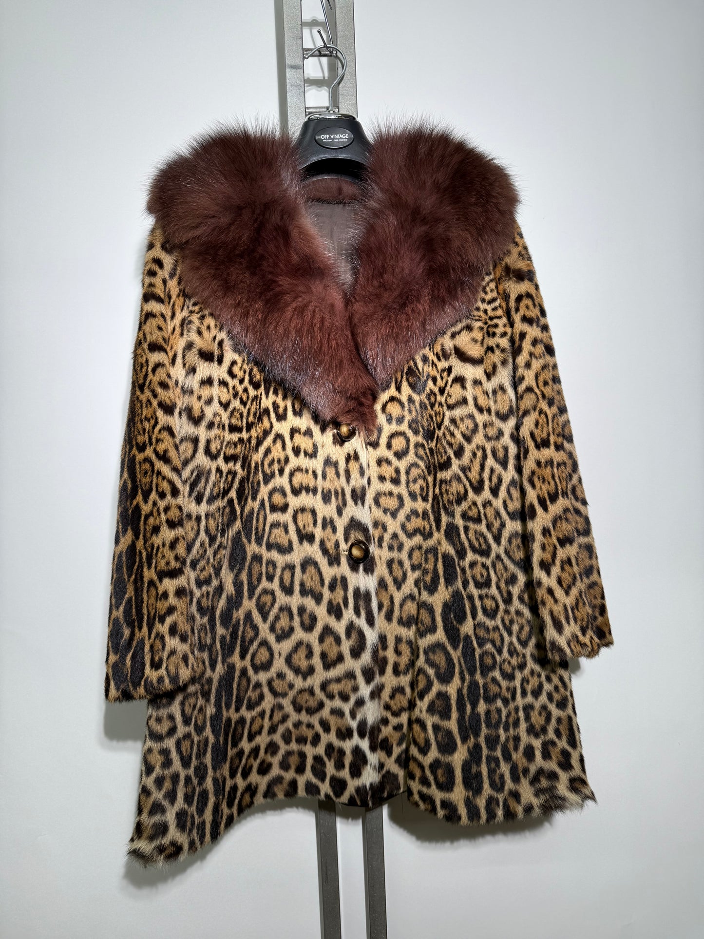 Cappotto in leopardo e volpe