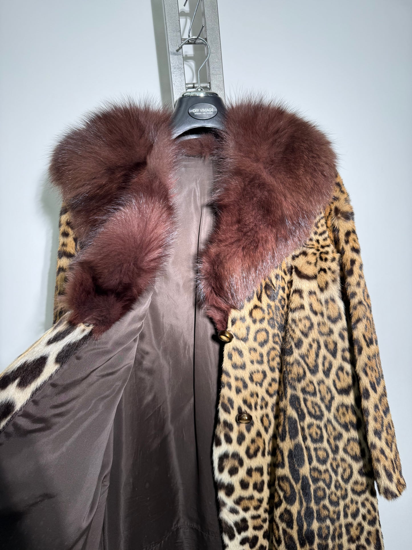 Cappotto in leopardo e volpe