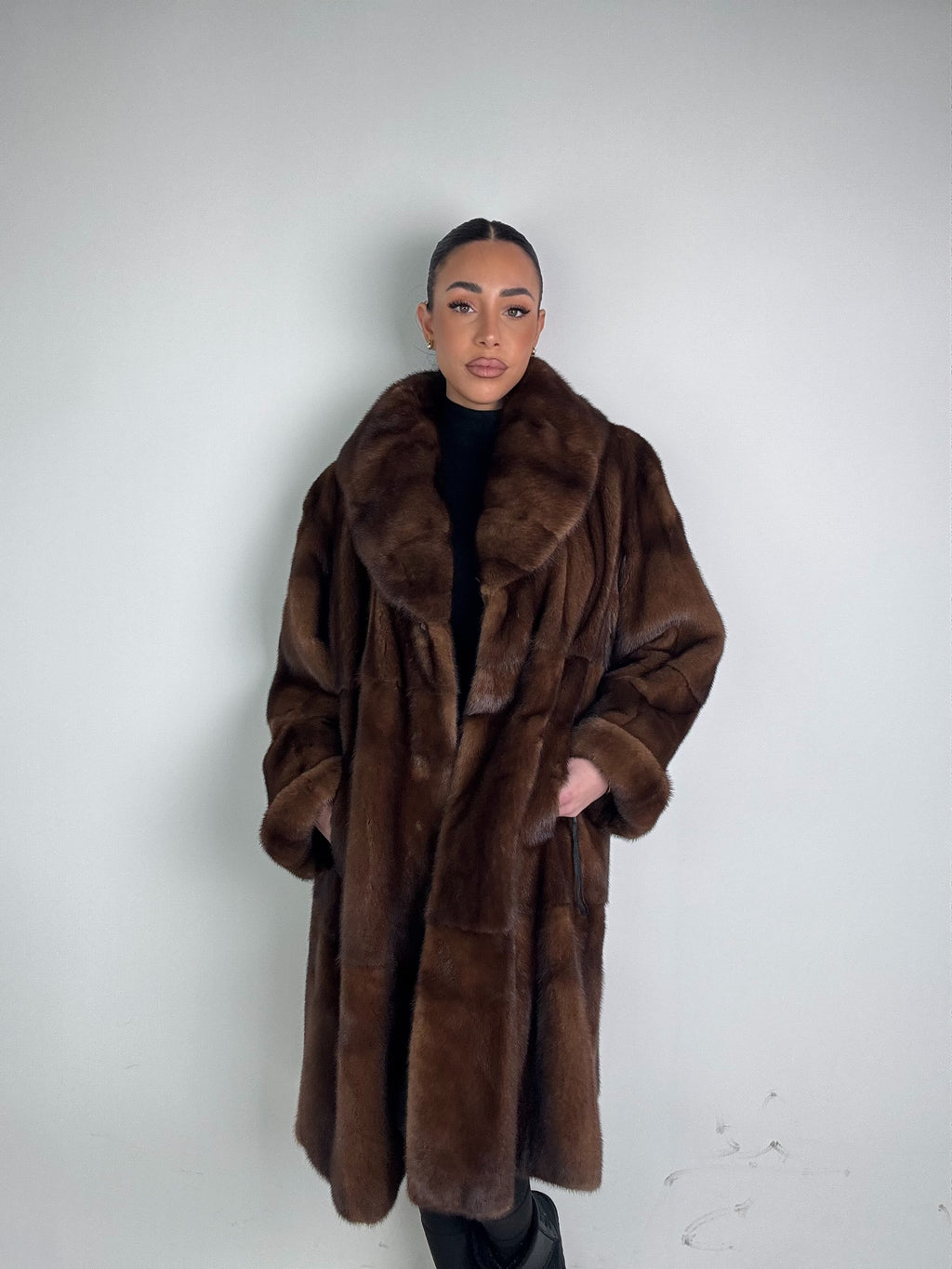 Cappotto in visone N494