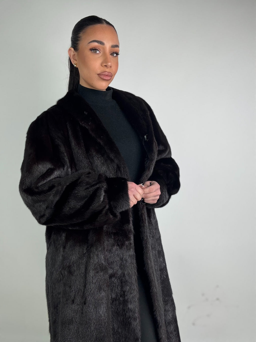 Cappotto in visone N495