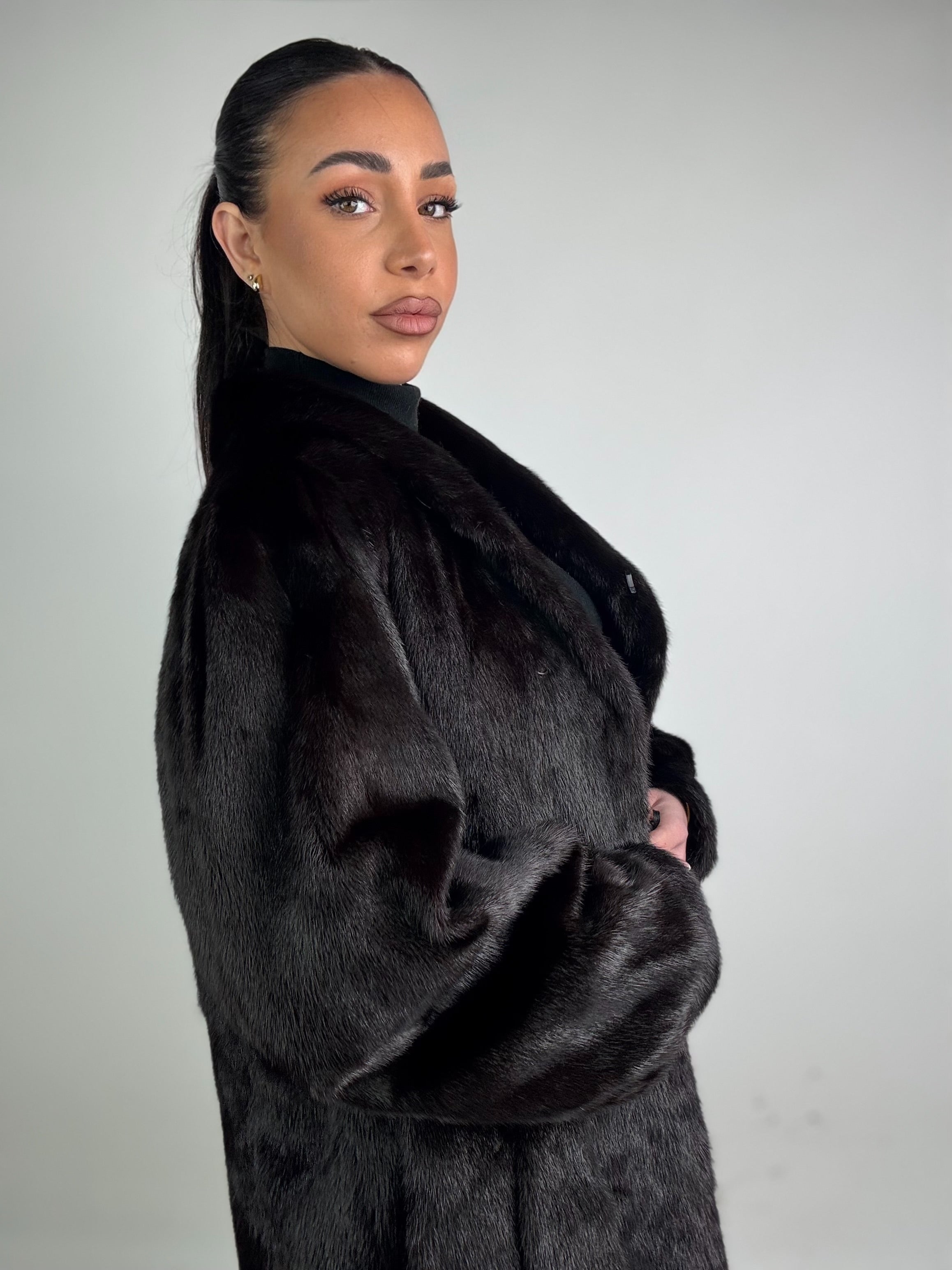 Cappotto in visone N495