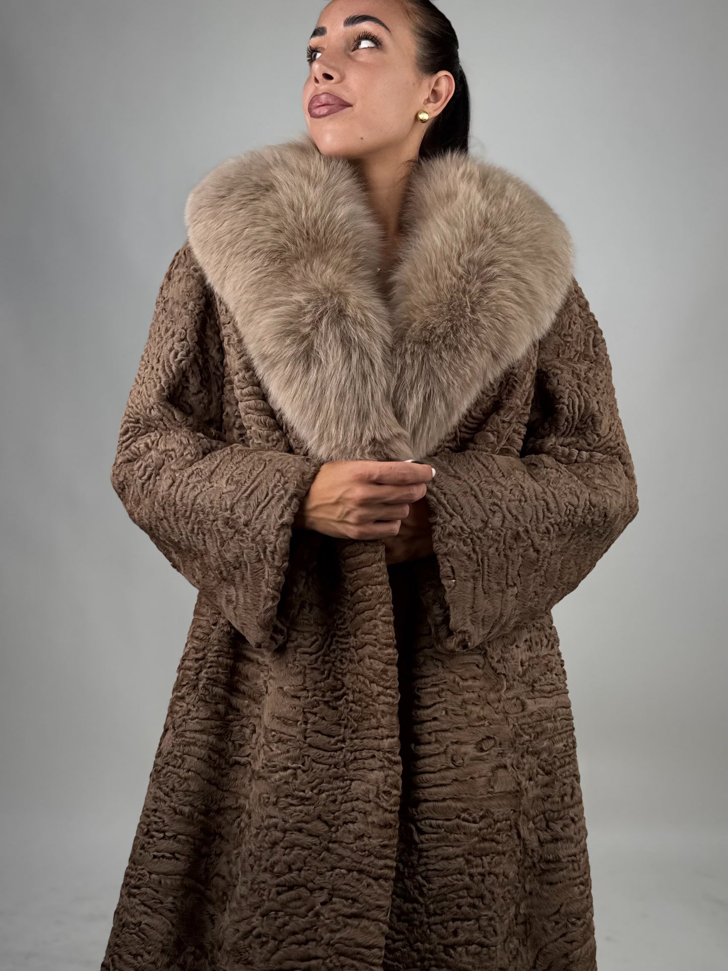 Cappotto in astrakan N78