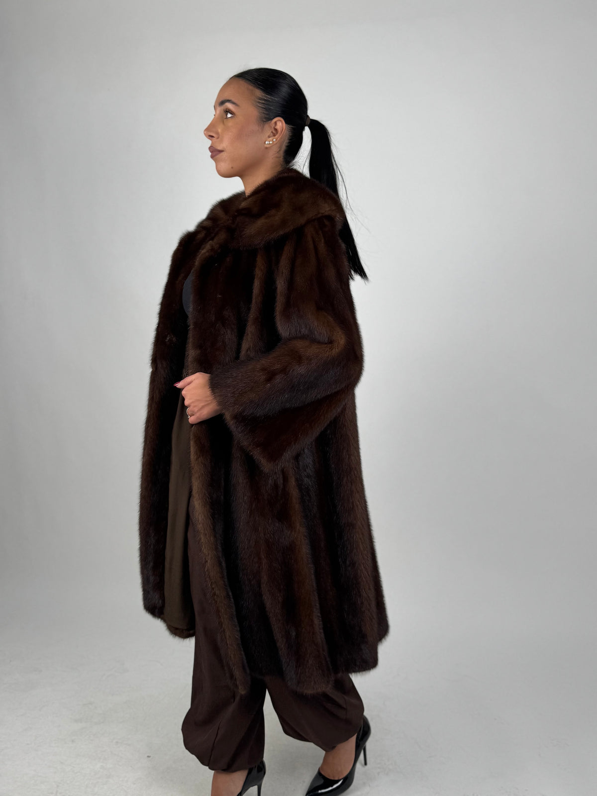 Cappotto in visone N739